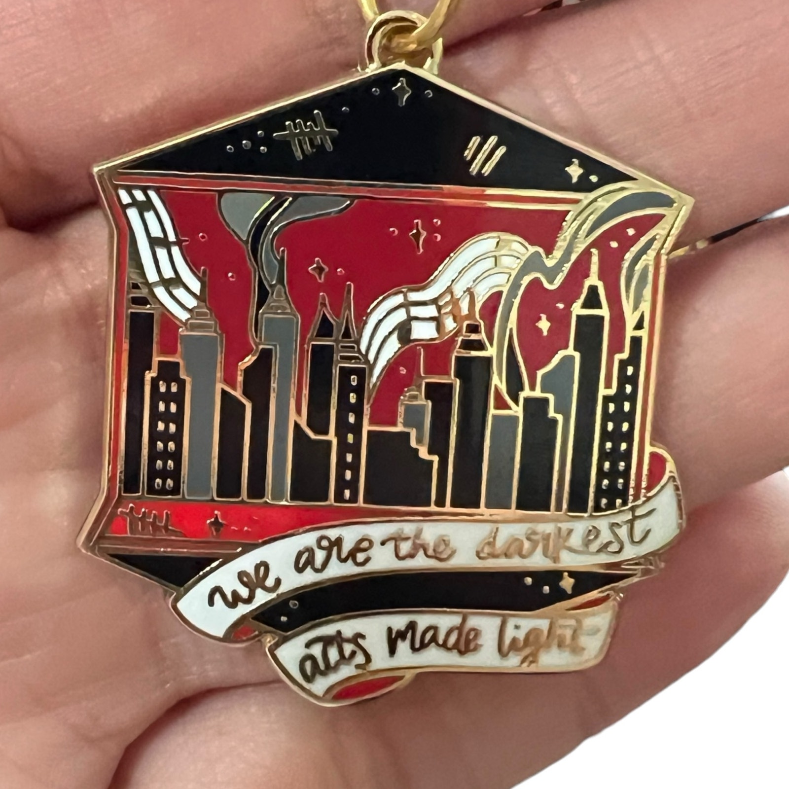 Owlcrate This Savage Song Keychain - February 2022 "Among The Monsters" — image 2 of 5